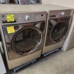 Kenmore by lg Steam washer and dryer. excellent Conditions. 60-days warranty. #1746/1747