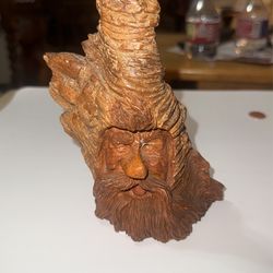 Wood Knot Sculpture By Rick Albee 1989