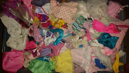 Tons of barbie clothes. Most 70's-90's