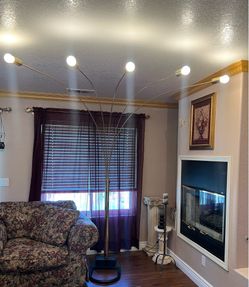 Mid century arch floor lamp
