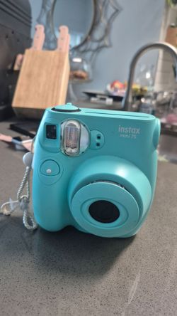 Instax Mini 7S instant camera teal