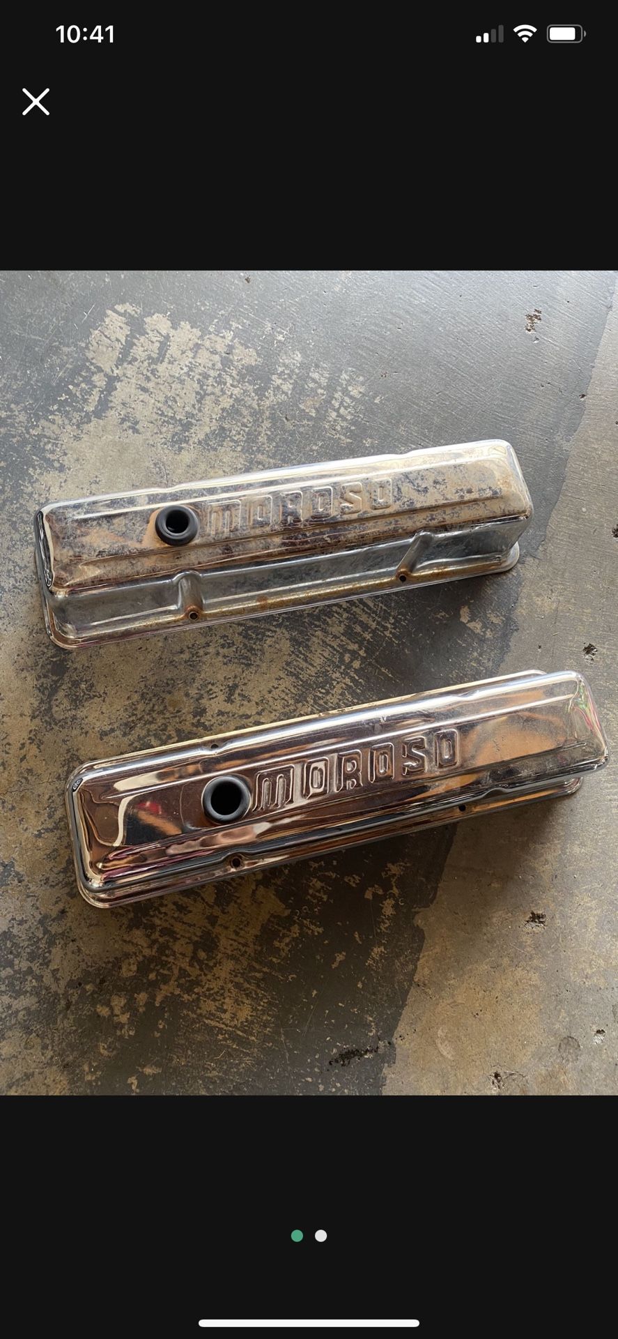 Checy Moroso Valve Covers