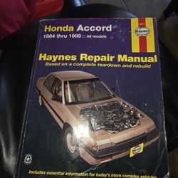 Honda Accord Book