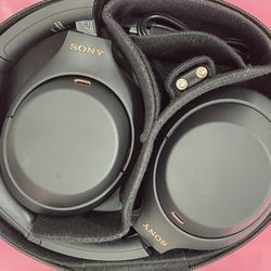 Sony WH-1000XM4 Wireless, Bluetooth, Noise-Cancelling Over-the-Ear Headphones - Black