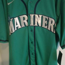 Ken Griffey Jr Seattle Marines Baseball Jersey Classic/Large 