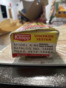Knopp inc voltage tester k60 deals