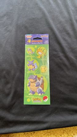 Vintage Pokémon Sticker Pack – Sealed (Single Pack, 2 Sheets)