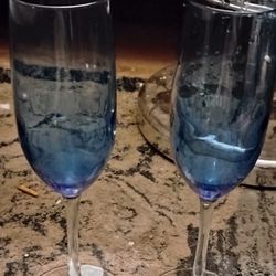 Vintage Champagne Flutes