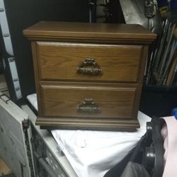 Lane 2 Drawer Wood Nightstand. 