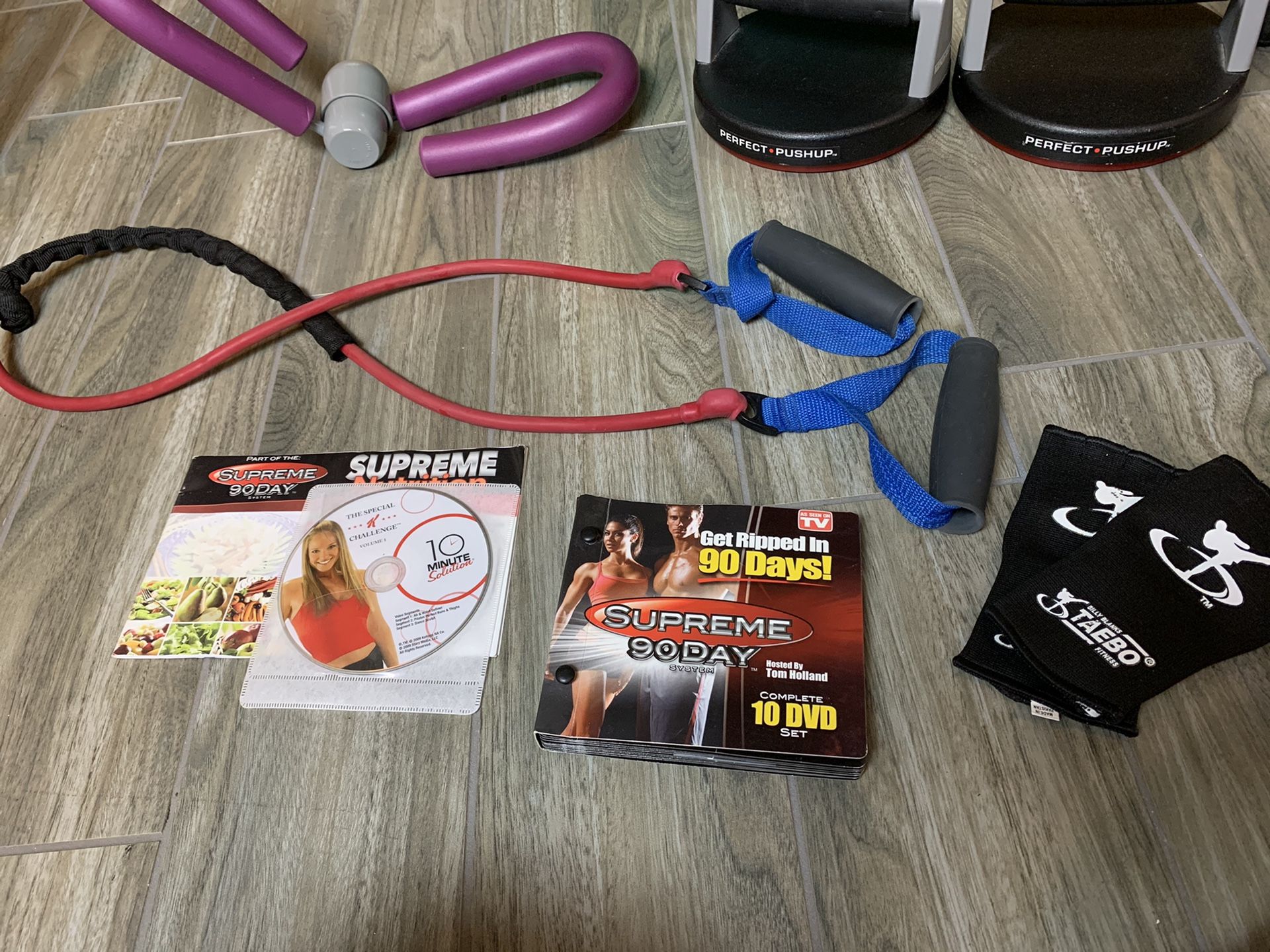 Lot of exercise items