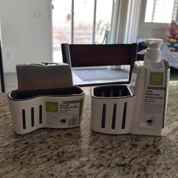 Soap Dispenser And  Sponge Holder