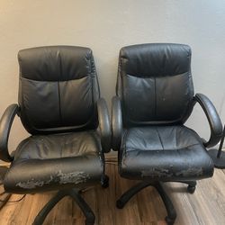 Computer Desk Swivel Chairs Both For