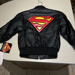 Vintage Superman Leather Jacket