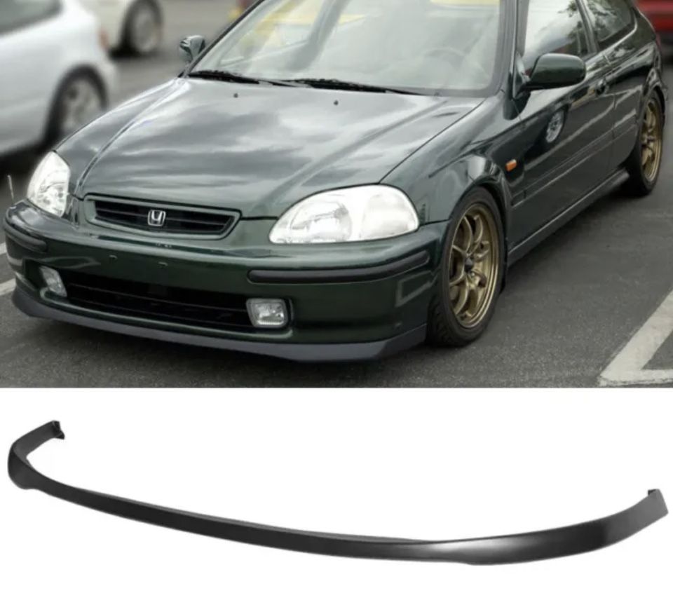 Fits 99-00 Honda Civic EK Sir Style Front Bumper Lip