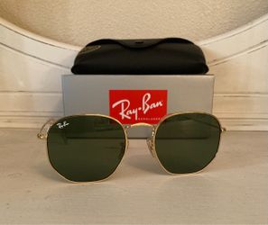 New Rayban Original Hexagonal Flat Sunglasses 🕶️