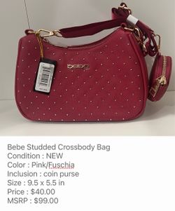 Bebe Studded Crossbody Bag with Coin Purse