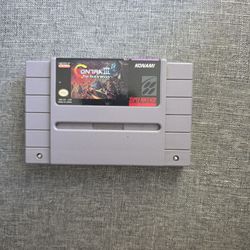 Super nintendo Contra III the alien wars