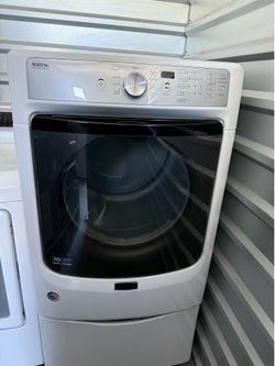 Maytag Front Load Dryer with Pedestal