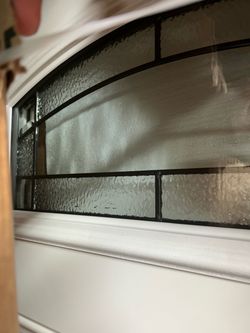36” Door With Stain Glass