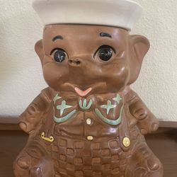 Cutest Mid Century Vintage ceramic Cookie jar