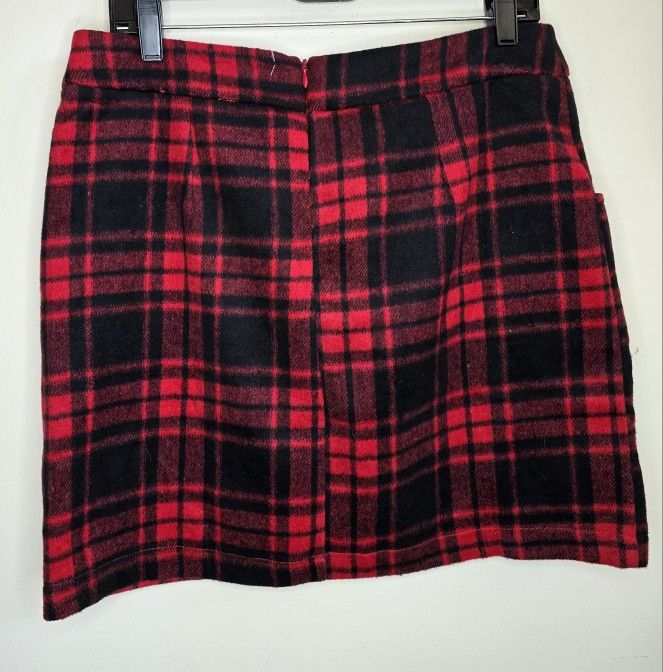 HYFVE Women's Plaid Mini Skirt