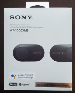 Sony WF-1000XM3 Truly Wireless Headphones