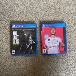 PS4 Games: The Last of Us and FIFA 20