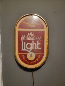 Vintage Milwaukee's Best sign