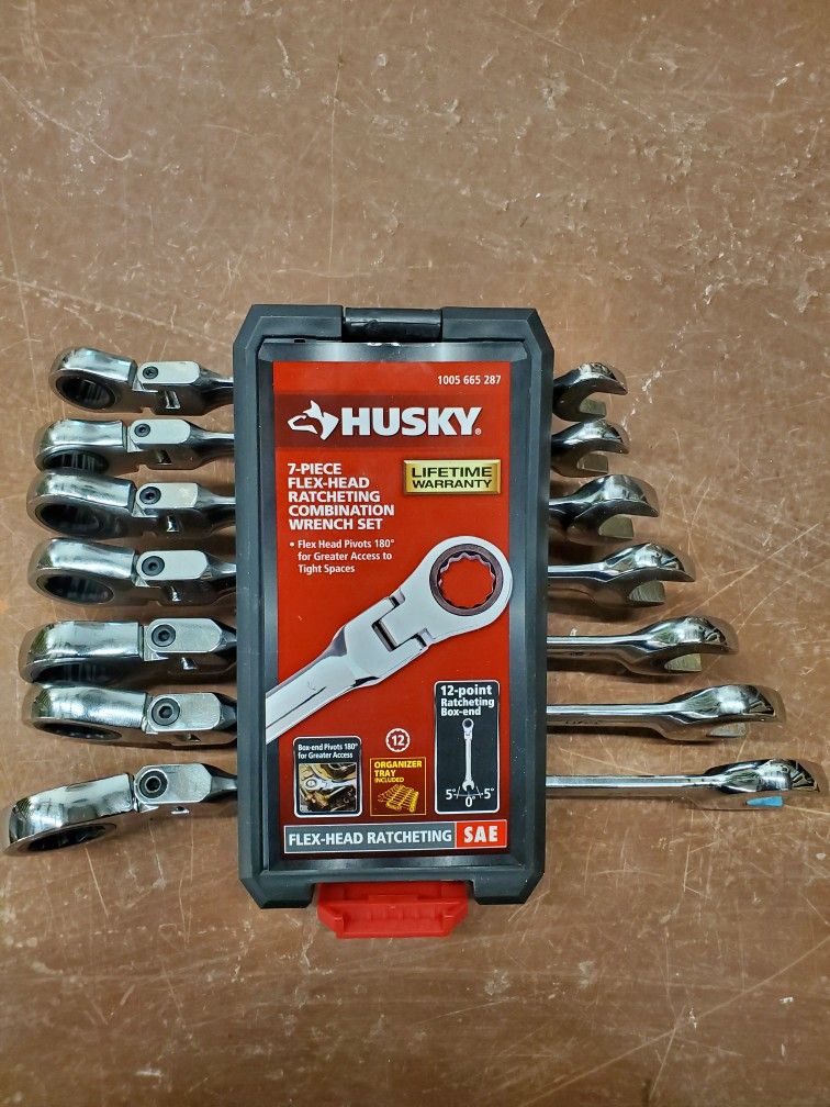 Husky
Flex Ratcheting SAE Combo Wrench (7-Piece)