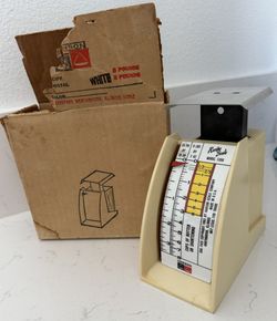 Vintage Kitchen 1963 Hanson Recipe Scale Model 1308 In Original Box