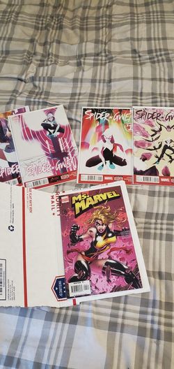 Spider Gwen 1-4 NM And Turner Variant Of Mrs. Marvel #1