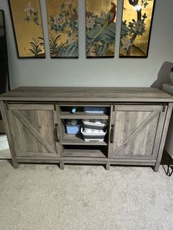 Farmhouse Style Entertainment Center