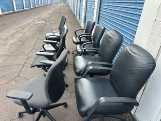 Set of 8 office chairs commercial grade Steelcase / Hon