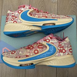 Nike Zoom Freak 4 Letter Bros Vanilla Lightning