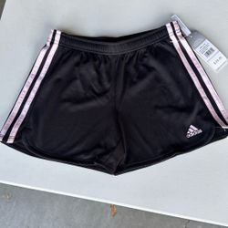 Adidas Pink Black Shorts Size Large 14