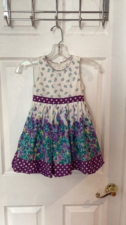 Pumpkin Patch Floral Dress Sz 3 T.