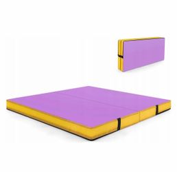 4 ft x 4ft x 4in Bi-Folding Gymnastic Tumbling Mat