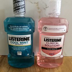 NEW Listerine 1L Mouthwash $8each