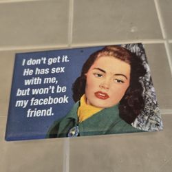Vintage Retro 1950s Magnet 