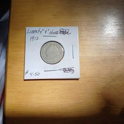 1912 Liberty "V" Nickel 