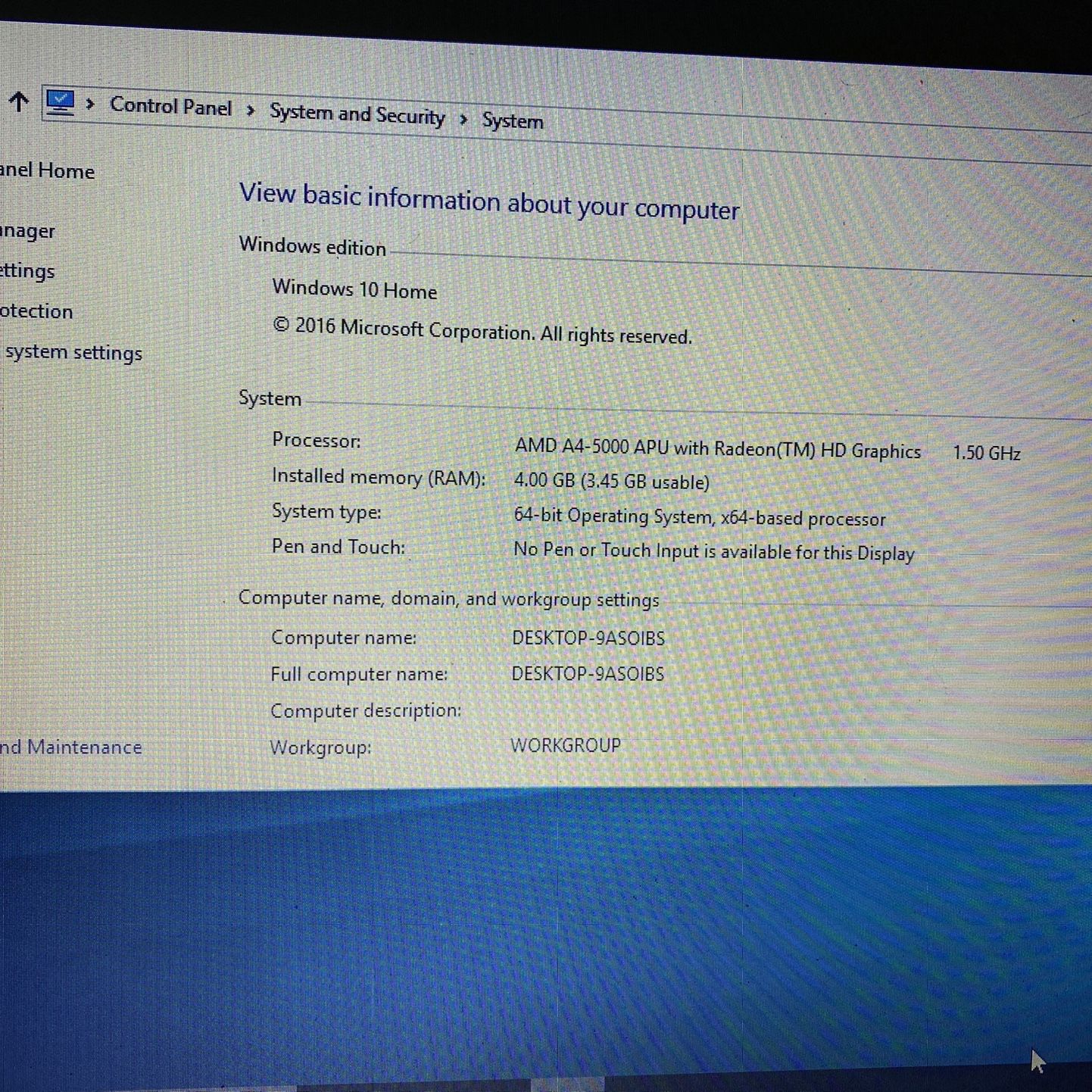 Gateway Laptop