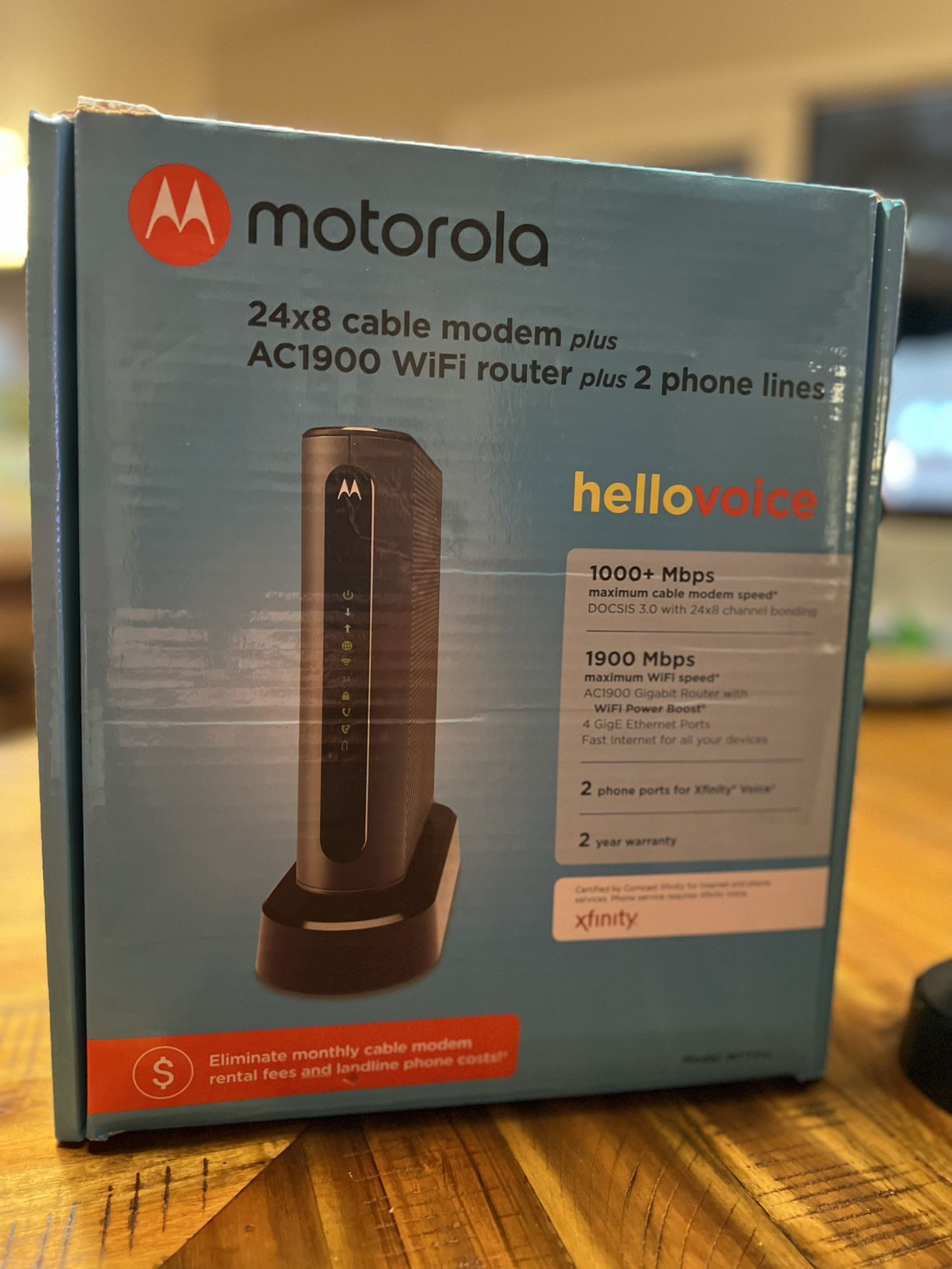 Motorola MT7711 Cable Internet Modem Router