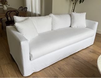 Willow II 84” Slipcovered Bench Sofa