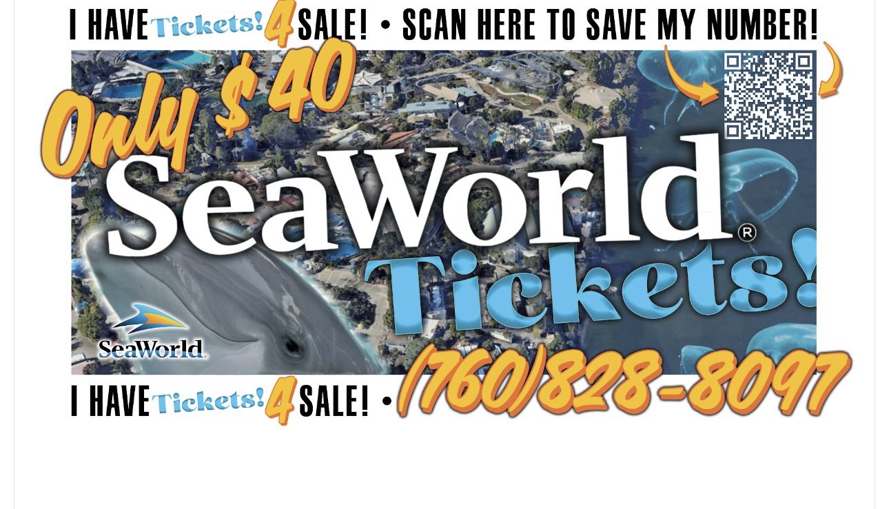 SEAWORLD SAN DIEGO 🎟️