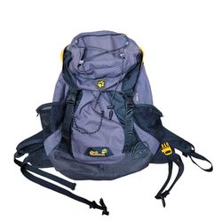Jack Wolfskin Barny 22 Backpack Gray/Black Overnight Go Bag Hiking