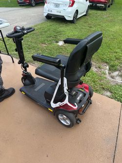 Electric ride on scooter