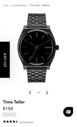 Nixon Time Teller Watch
