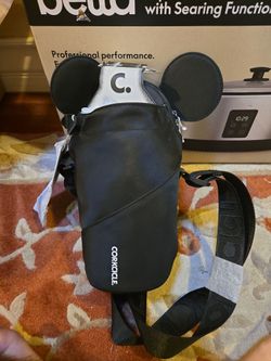 Disney Corkcicle Mickey Mouse Water Bottle Sling – Black – New With Tags