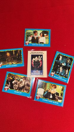 Ghostbusters ⭐️cards lots of six cards from the 90s rare