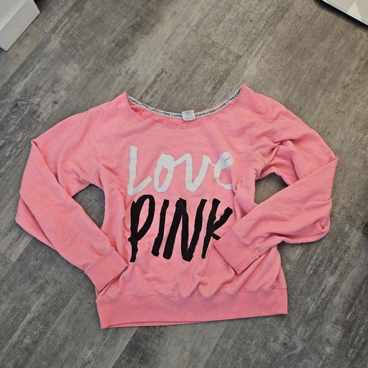 VS pink oversized sweater y2k